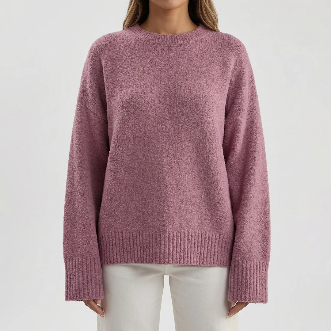 Knovelle - Oversized Chunky Knit Pullover Sweater