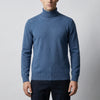Fold-Over Turtleneck Knit Sweater for Men
