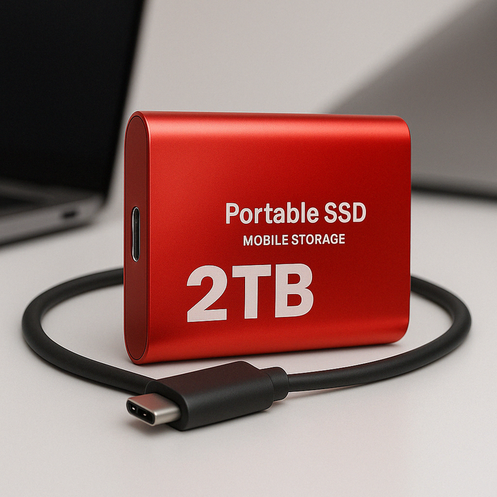 Compact Portable SSD – High-Speed Storage, USB-C up to 1050 MB/s