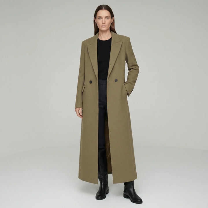 Longline Tailored Coat - Colleen