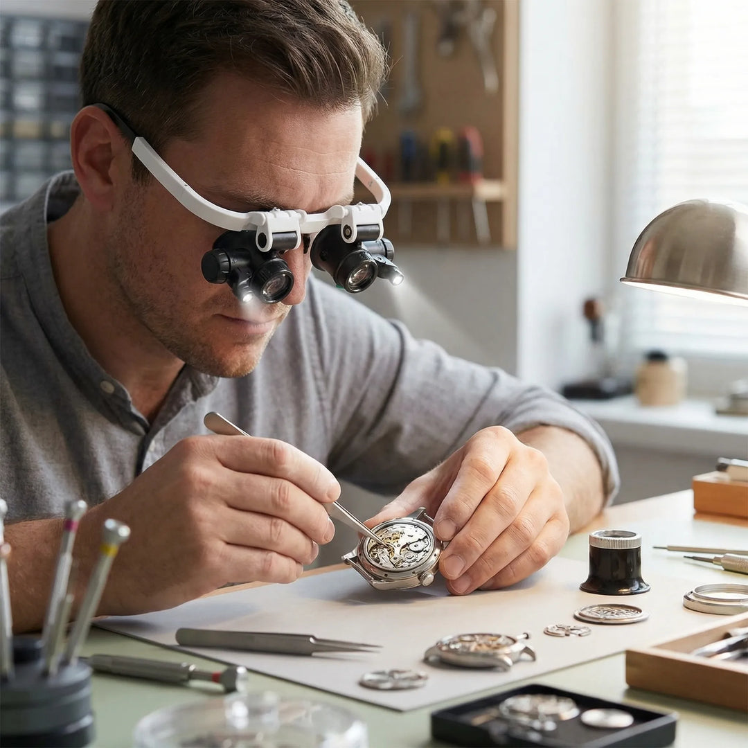 Lensora - Hands-Free Wearable Magnifying Glasses With LED
