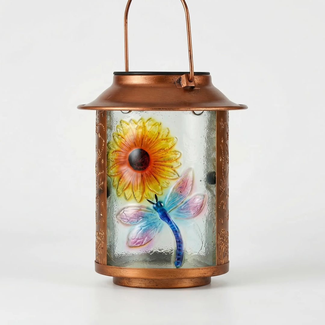 Lumivara - Decorative Solar Lantern With Cutout Design