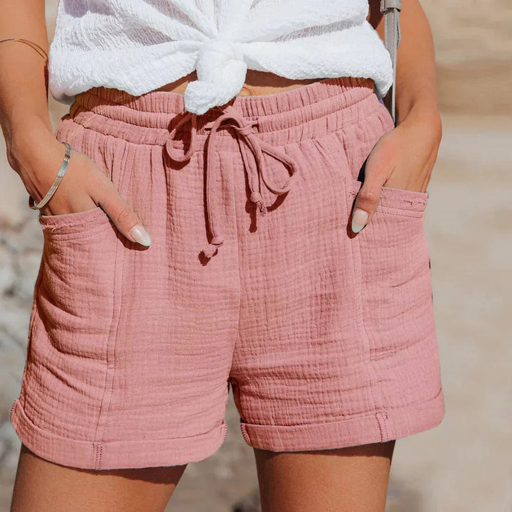 Drawstring Casual Shorts for Women