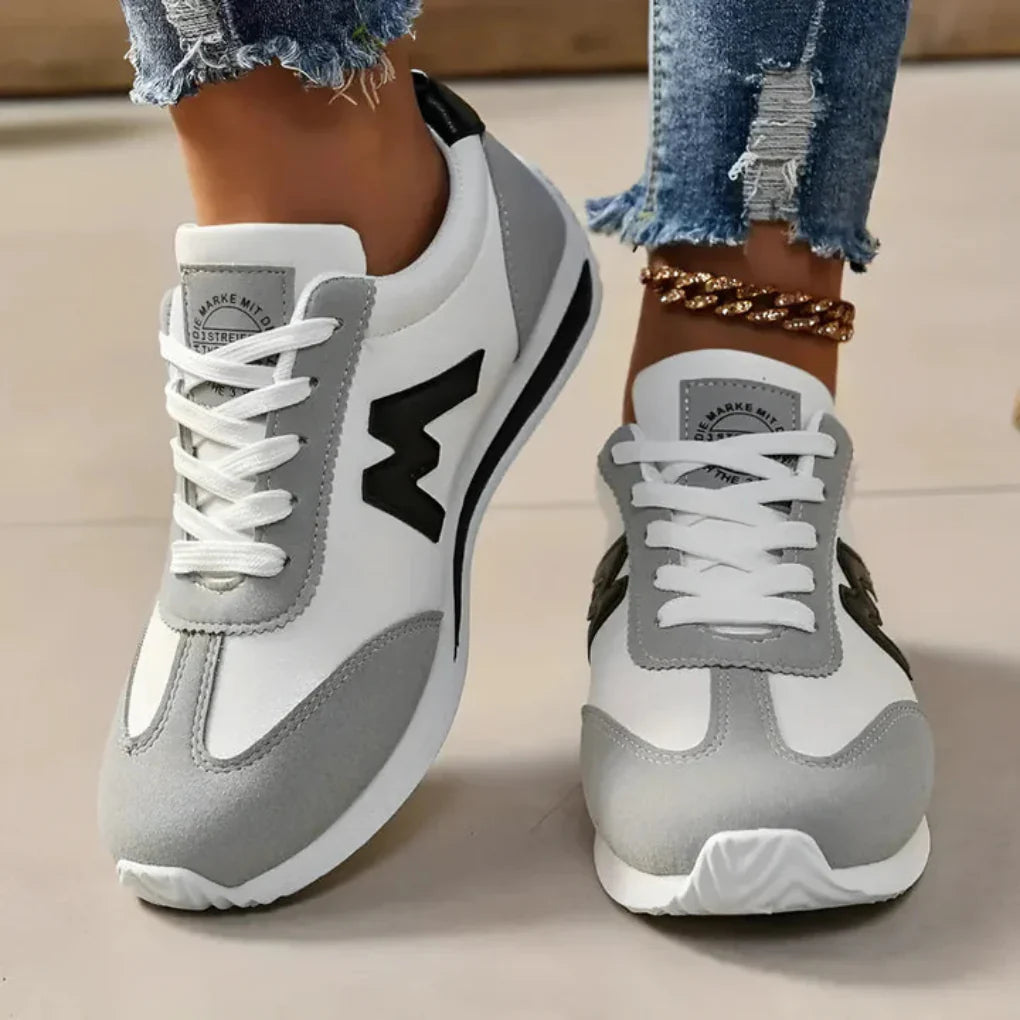 Lace-Up Retro Sneaker For Women