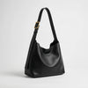 Structured Genuine Leather Tote Bag