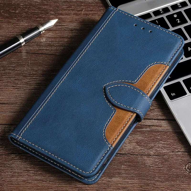 LuxurCase | Magnetic Leather Case for iPhone with Card Holder