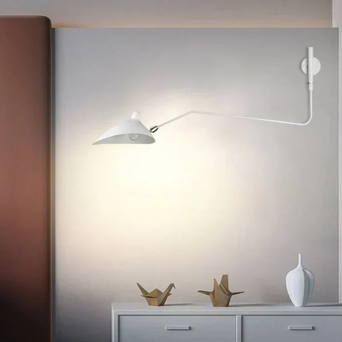 Adjustable Double-Arm Wall Lamp for Reading and Accent Lighting