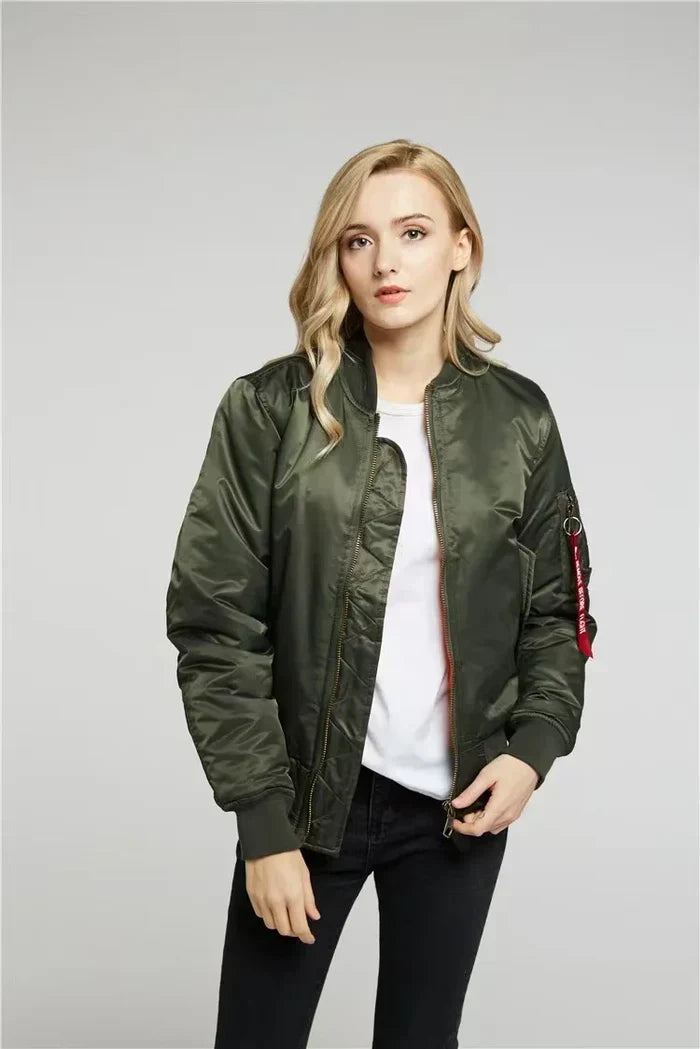 Windproof Women's Bomber Jacket - Nova