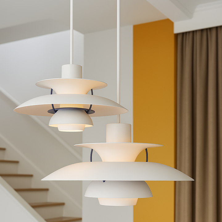 Modern Round LED Ceiling Light – Dimmable & Long-Lasting – Stylish Lighting for Living Room, Dining Room & Office