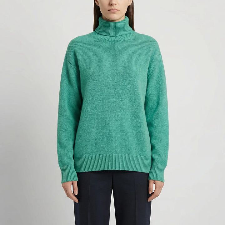 Neckura - Ribbed Rollneck Knit Sweater