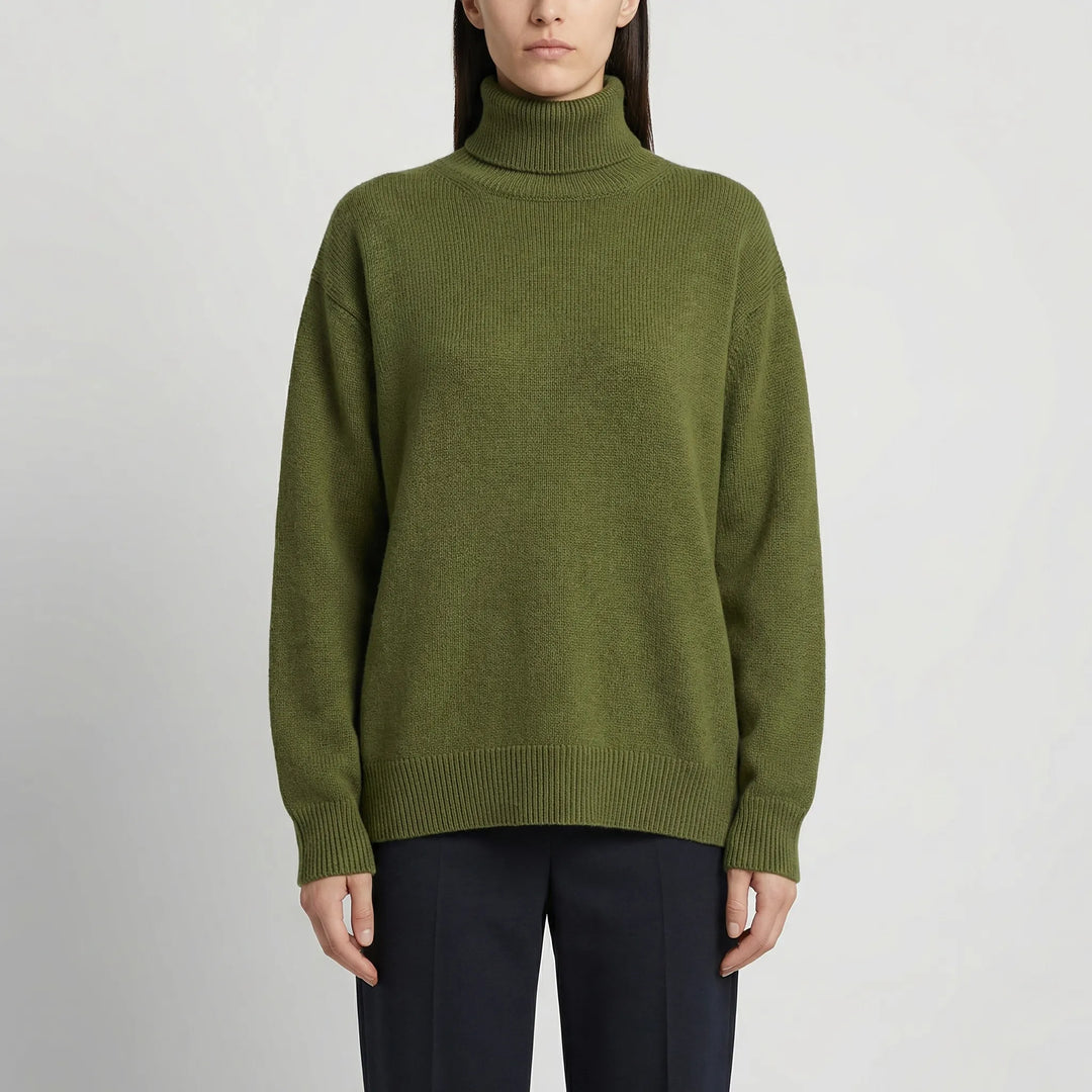 Neckura - Ribbed Rollneck Knit Sweater