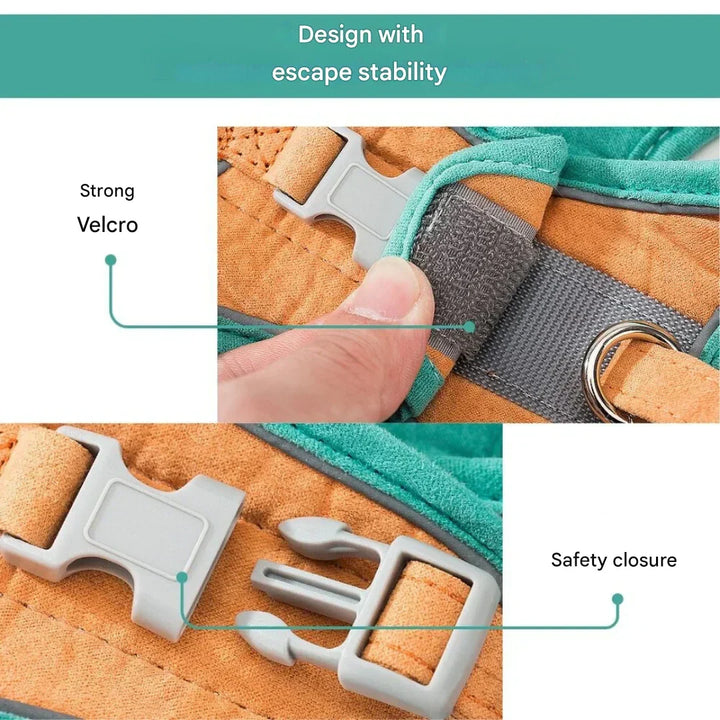 Adjustable Cat Harness with Leash – WhiskerWander