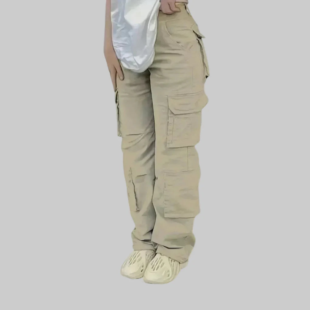 Women's High-Waist Cargo Pants