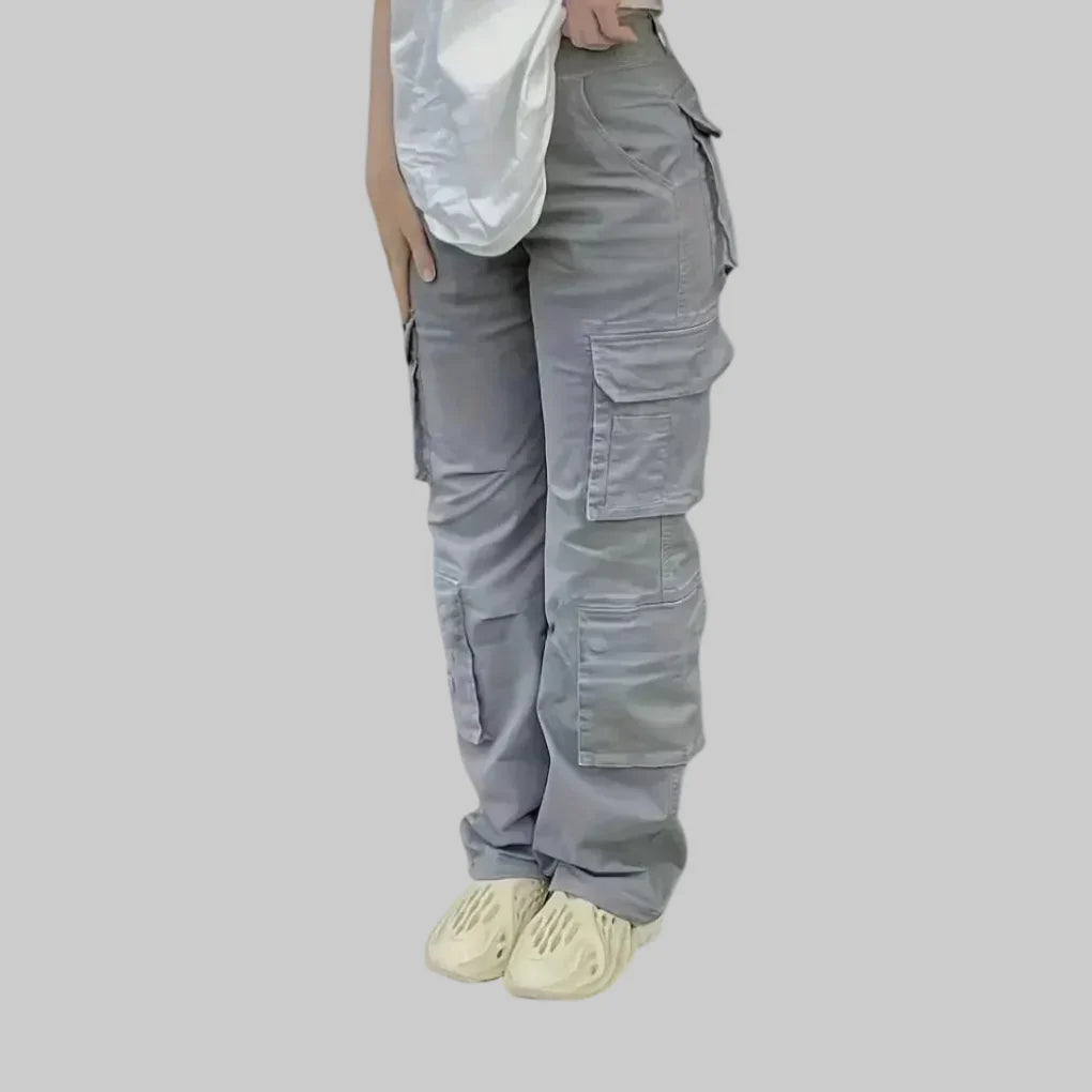 Women's High-Waist Cargo Pants