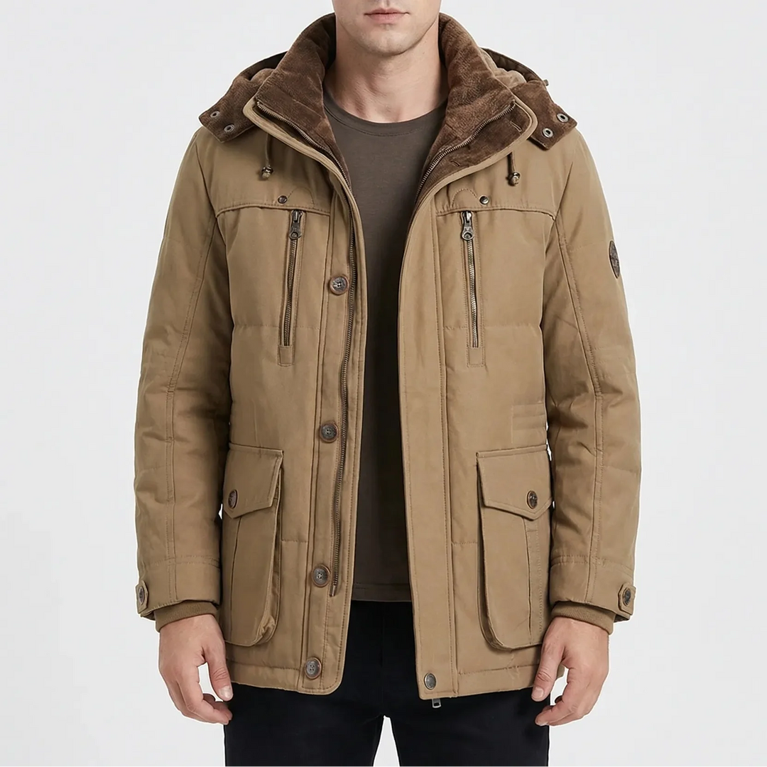 Nordrex - Hooded Insulated Men's Winter Coat