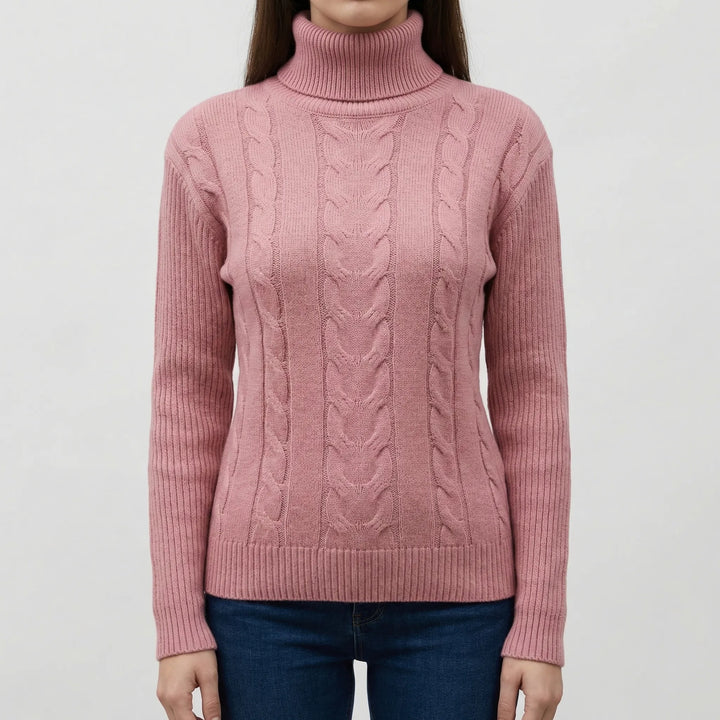 Norrvik - Relaxed-Fit Cable-Knit Turtleneck Sweater