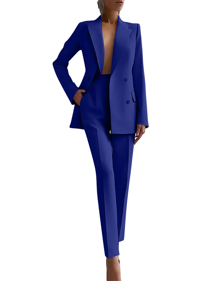 Elegant Two-Piece Blazer Set for Women