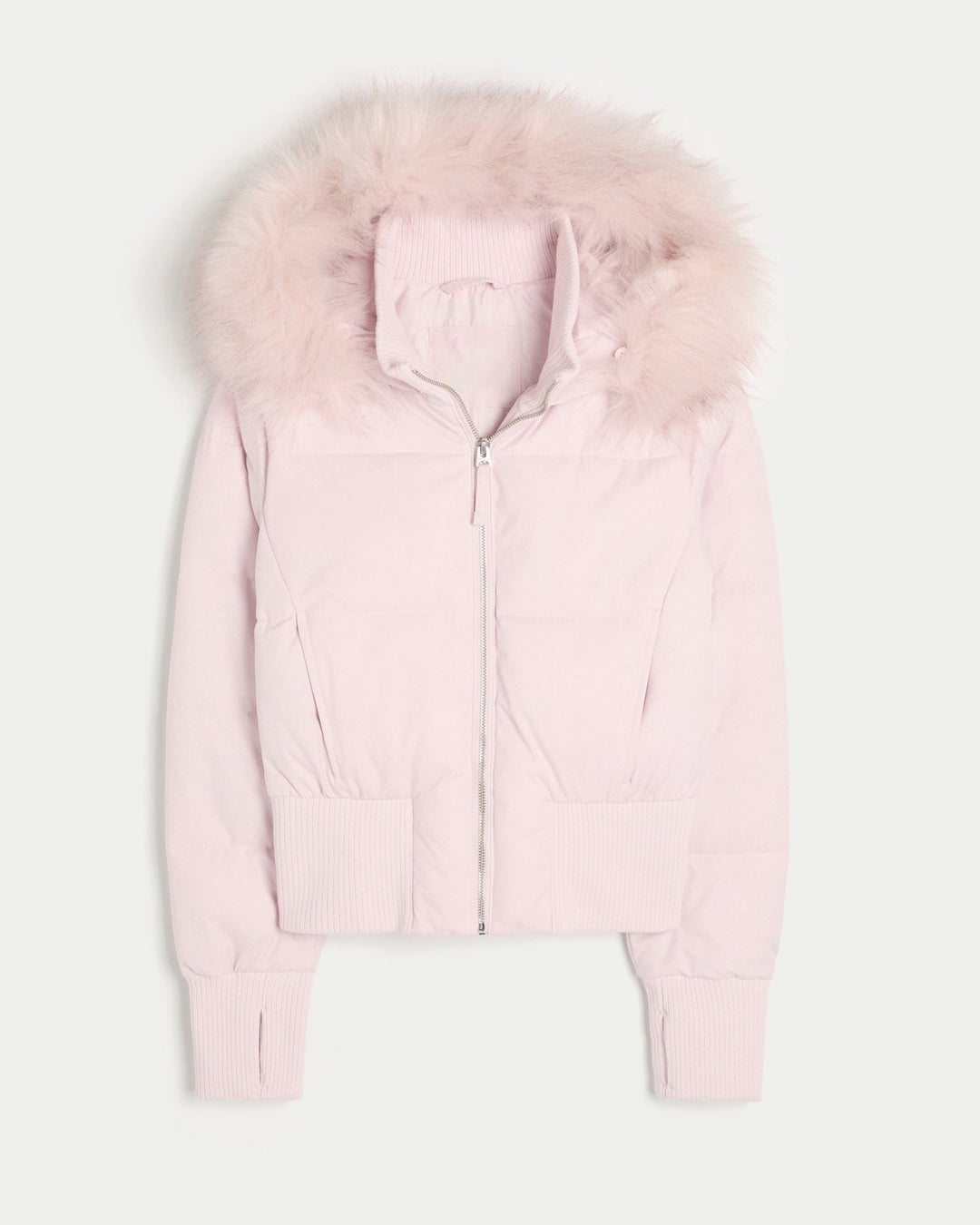Women's Quilted Short Coat – Detachable Hood, Warm and Suitable for Winter