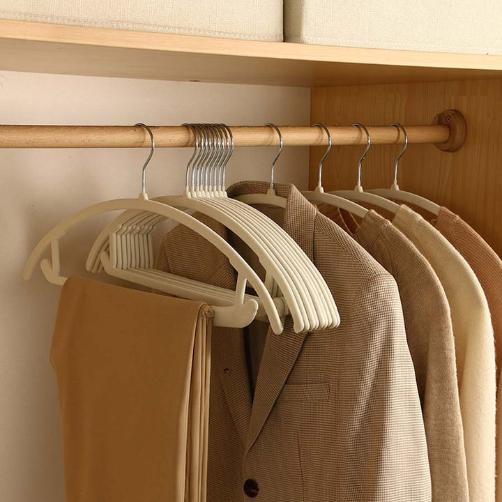 Slim Non Slip Clothes Hangers Space Efficient Closet Storage