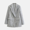 Elegant Tweed Blazer for Women