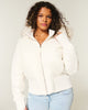 Women's Quilted Short Coat – Detachable Hood, Warm and Suitable for Winter