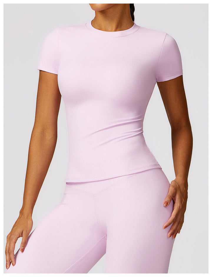 Gabriella - 2-Piece Shaping Gym Set with Short Sleeves