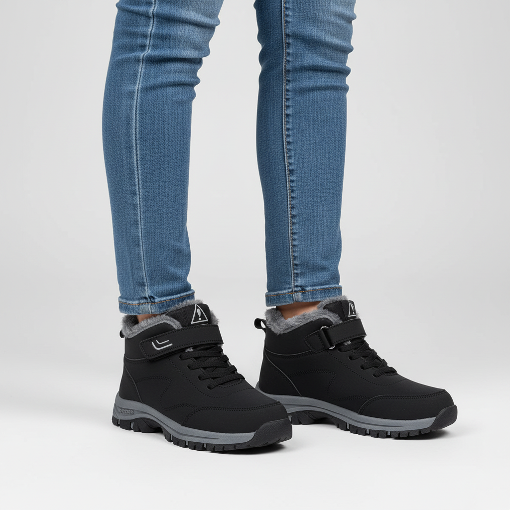 Lined Orthopaedic Winter Boots - Riley
