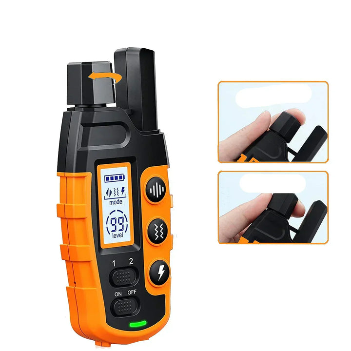 Premium 1000m Dog Training Collar With Remote Control - Waterproof, Rechargeable E-Collar for All Dog Sizes