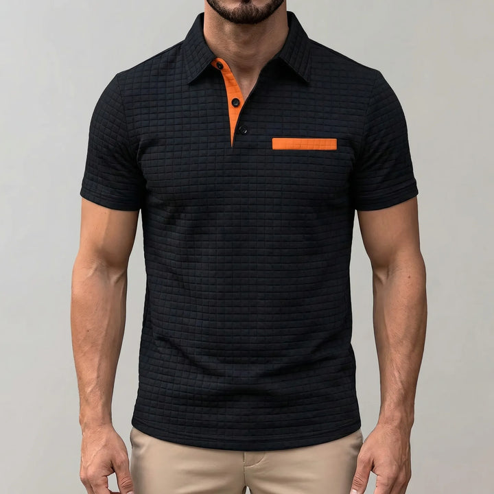 Poluxe - Slim-Fit Short-Sleeve Polo Shirt