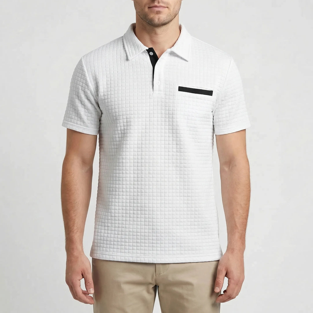 Poluxe - Slim-Fit Short-Sleeve Polo Shirt
