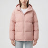 Full-Front Zipper Hooded Puffer Women's Jacket