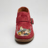 Cat Print Flat Ankle Boot for Women