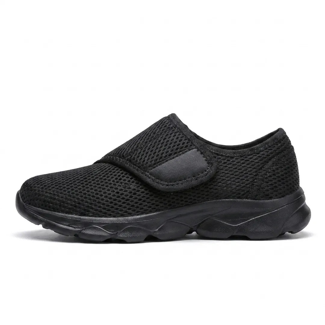Comfortable Orthopedic Walking Shoes with Hook-and-Loop Strap for Wide or Swollen Feet