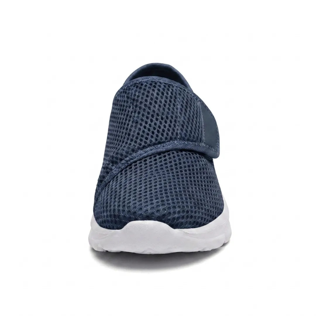 Comfortable Orthopedic Walking Shoes with Hook-and-Loop Strap for Wide or Swollen Feet