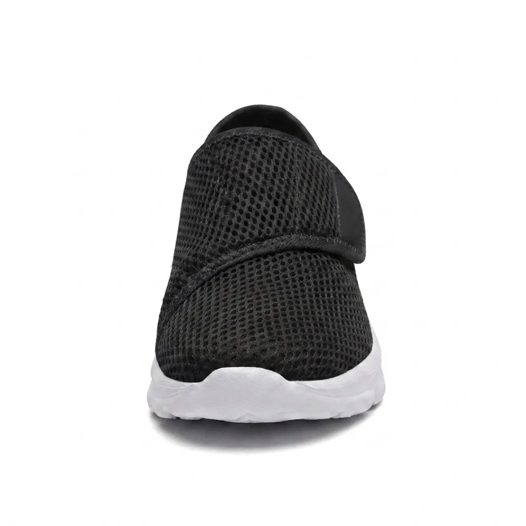 Comfortable Orthopedic Walking Shoes with Hook-and-Loop Strap for Wide or Swollen Feet