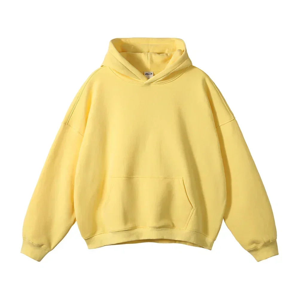 Men's Relaxed Hoodie with Kangaroo Pocket