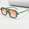 Vintage Square Aviator Sunglasses