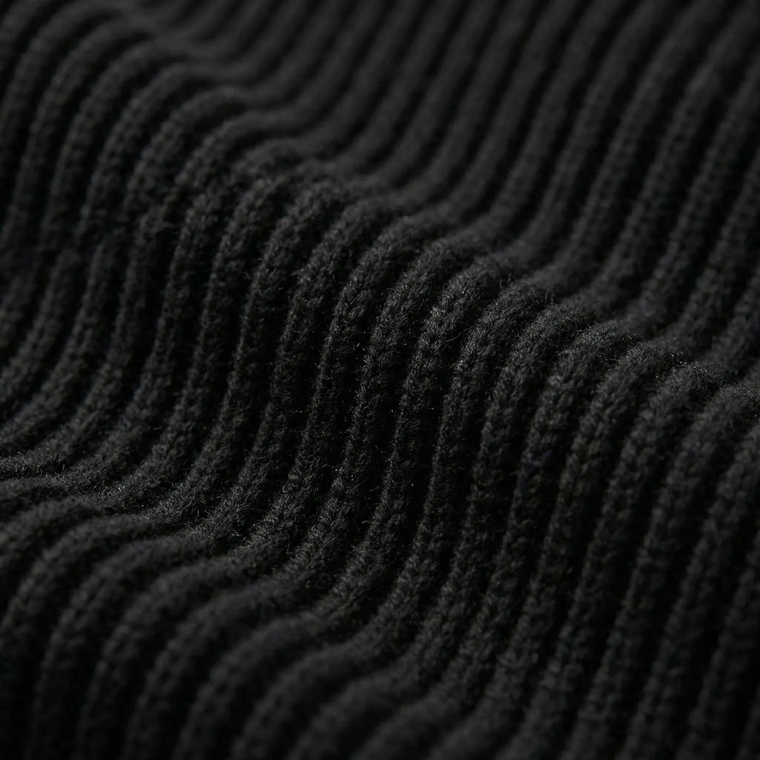 Rollnek - Slim Fit Ribbed Turtleneck Sweater