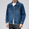 Classic Button-Front Denim Jacket for Men