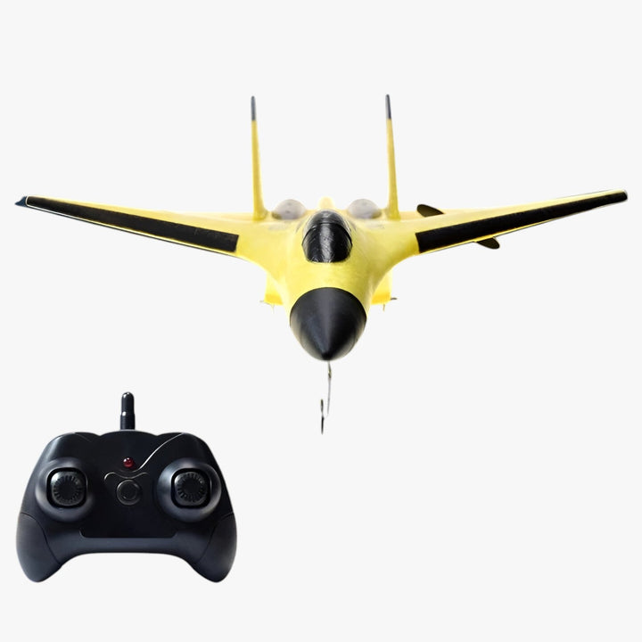 FalconAir LED Glider – RC Airplane with Hover Effect & Remote Control