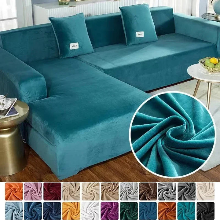 Sofina Stretch Velvet Sofa Cover with Luxurious Finish