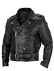 Slim Fit Leather Men's Motorcycle Jacket with Stand Collar – Ryder