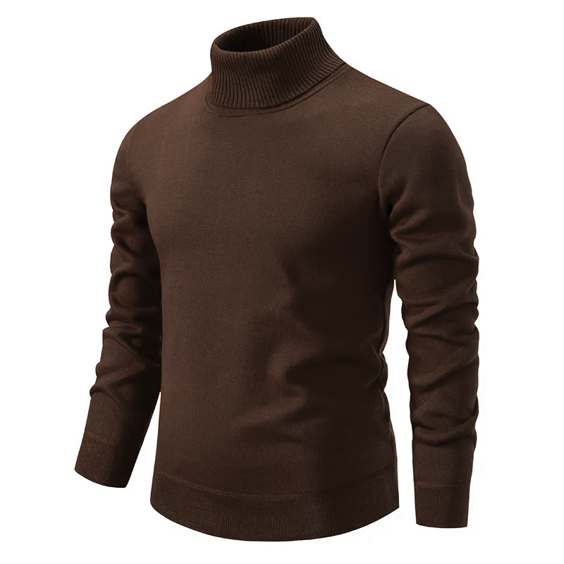 Soft and Comfortable Men's Cotton Roll-Neck Sweater – Jonas