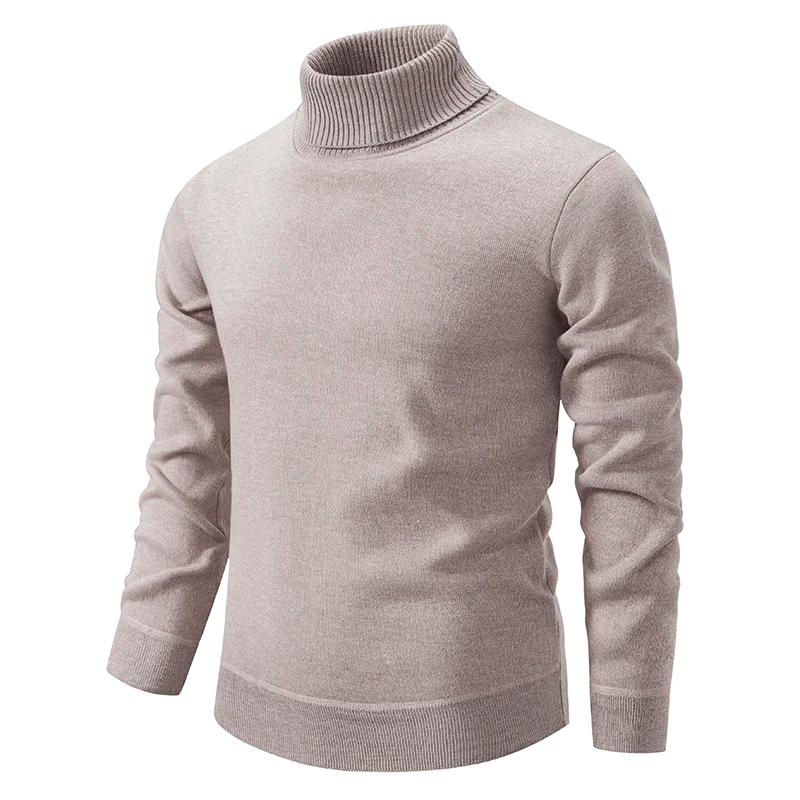 Soft and Comfortable Men's Cotton Roll-Neck Sweater – Jonas