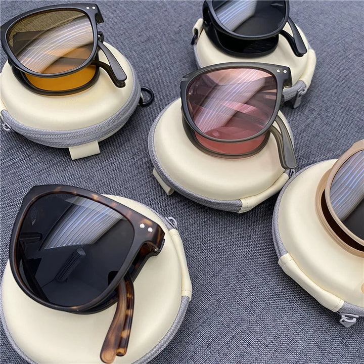 Retro Foldable Designer Sunglasses for Summer 2026