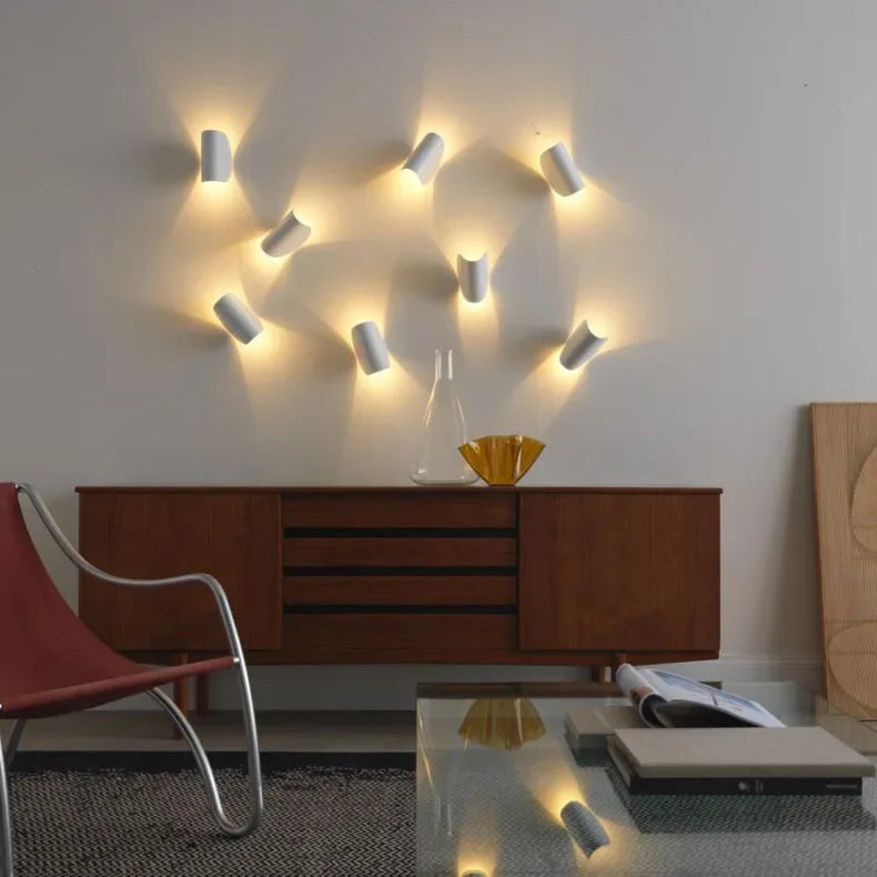 Adjustable Up-Down LED Wall Light – Warm Ambient Light, Modern Design