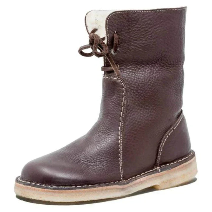 Luxury Mid-Height Lined Women's Boots - Sophia Hike Boot