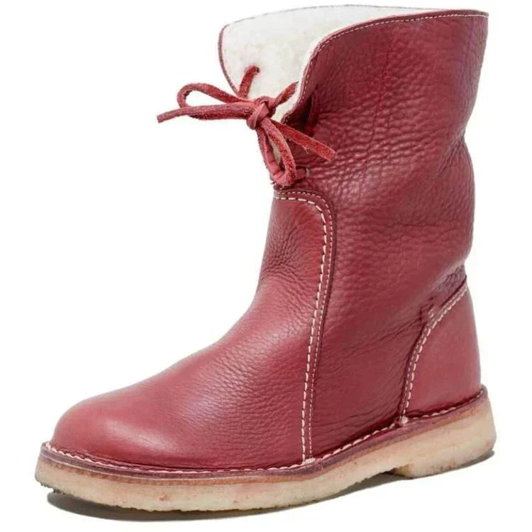 Luxury Mid-Height Lined Women's Boots - Sophia Hike Boot