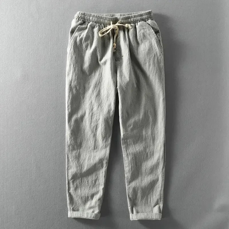 Ultra-Light Breathable Men's Linen Pants – Fabio