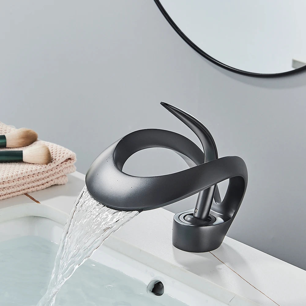Mixer Tap with Waterfall Spout - Flowarc